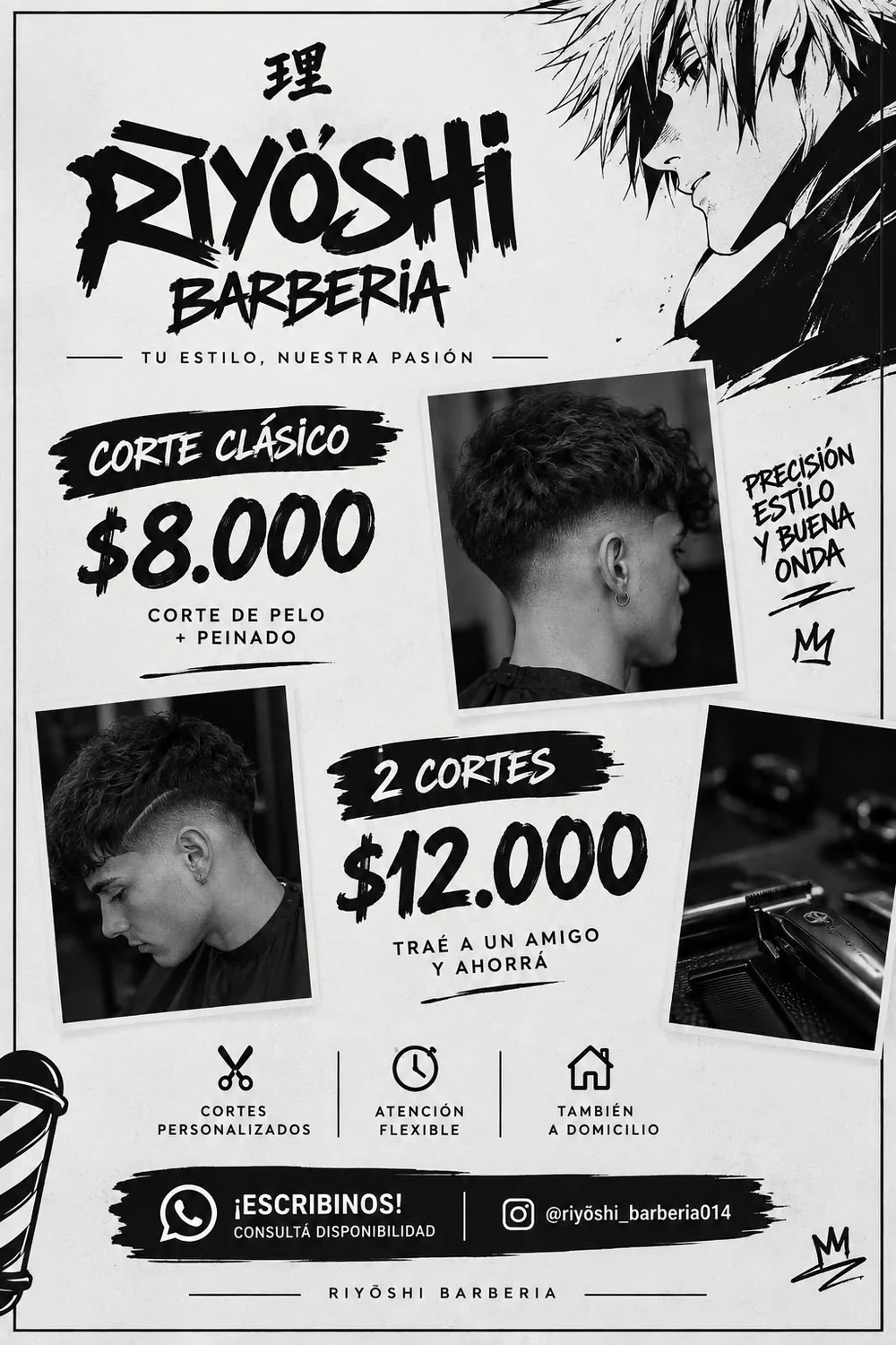 Flyer Manga Anime Tu Estilo Nuestra Pasión