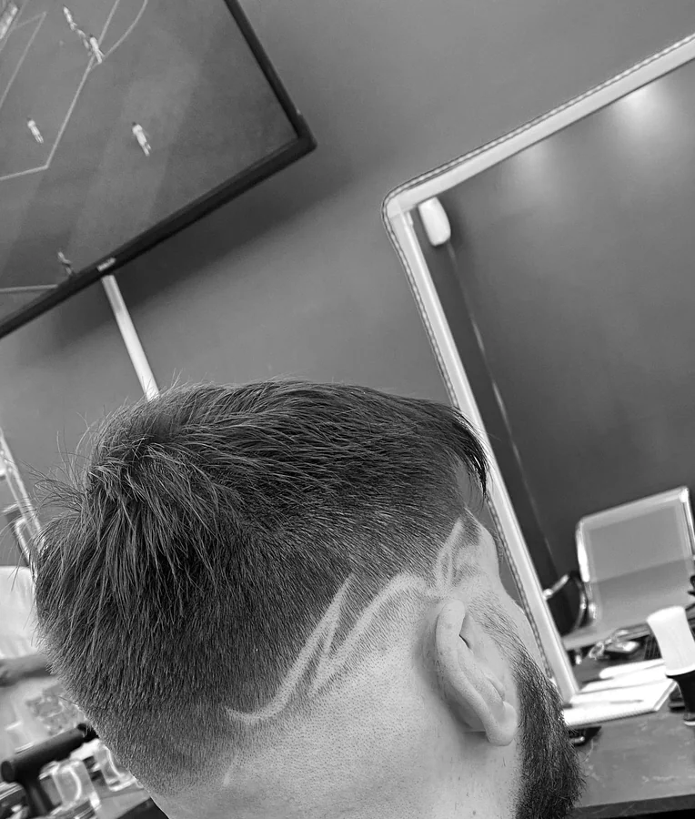 Diseño Freestyle en corte de pelo